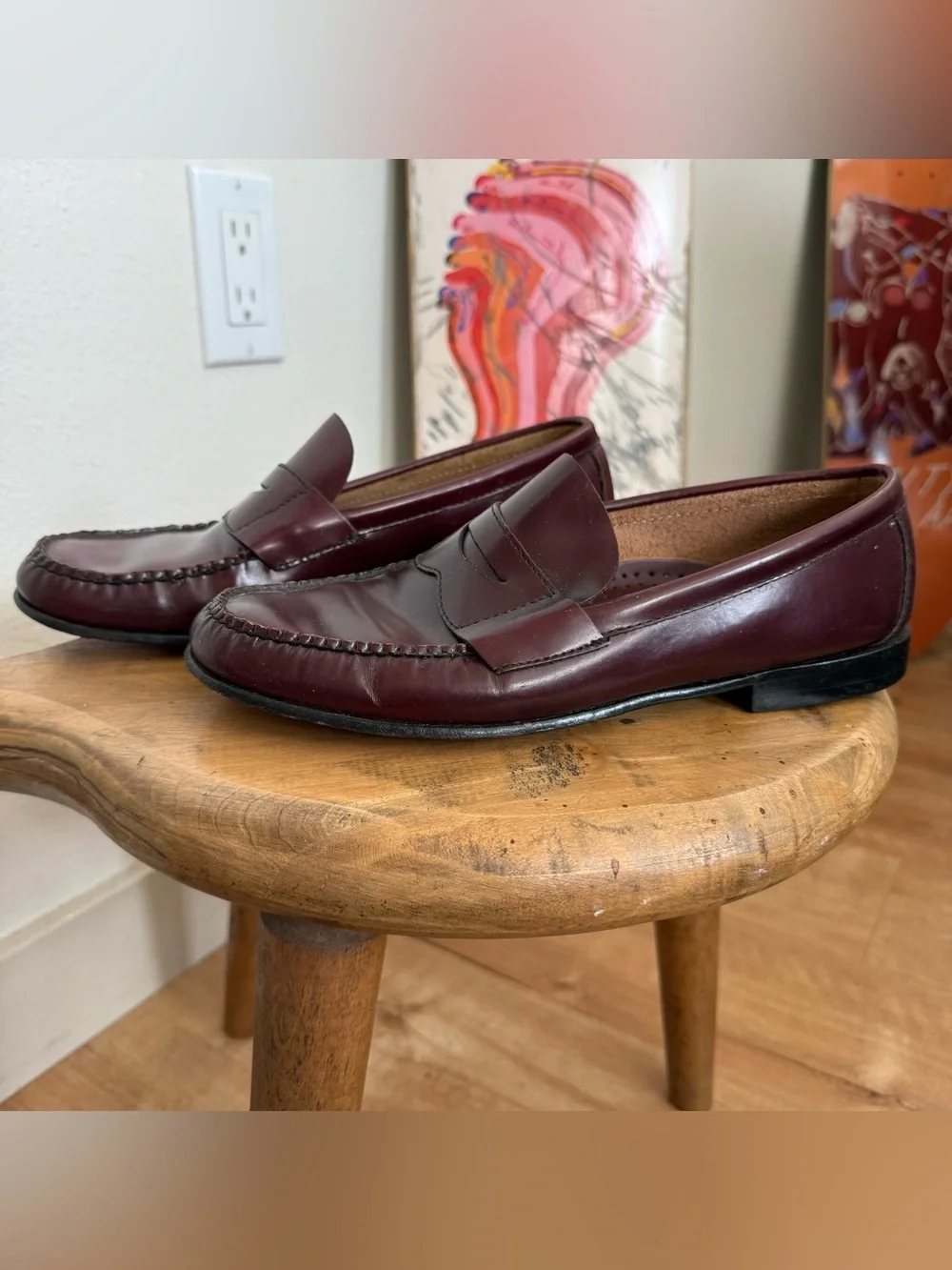Vintage 90s 2000s Leather Penny Loafers Brooks Brothers ~ Size 5.5 M / 7 W